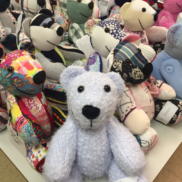 Memory bears made at a Healing Hearts workshop