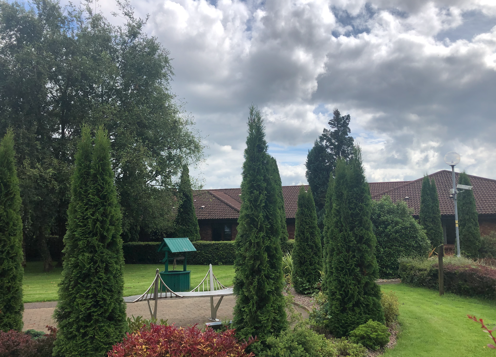 The landscaped gardens at Foyle Hospice