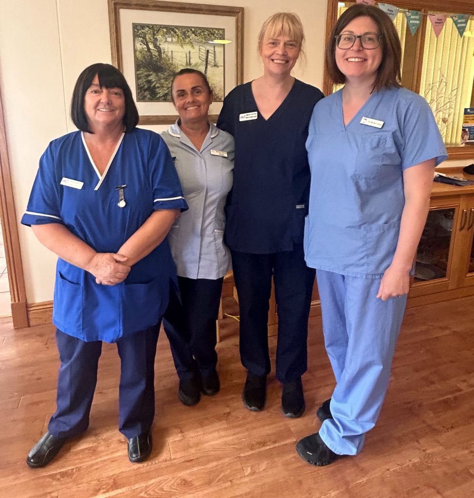 Members of the Foyle Hospice nursing team