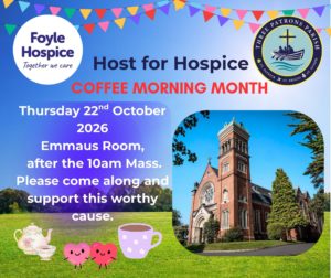 Coffee Morning at St Patrick’s Church, Pennyburn