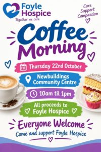 Coffee Morning in aid of Foyle Hospice