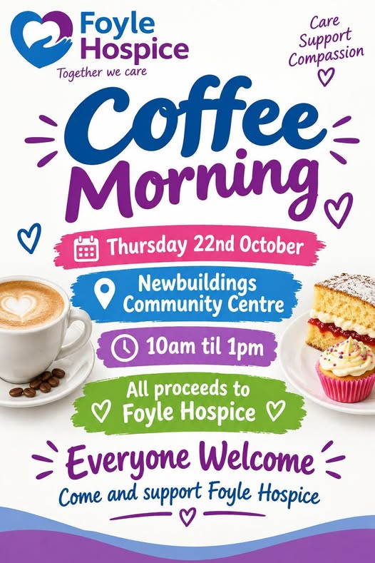 Coffee Morning in aid of Foyle Hospice